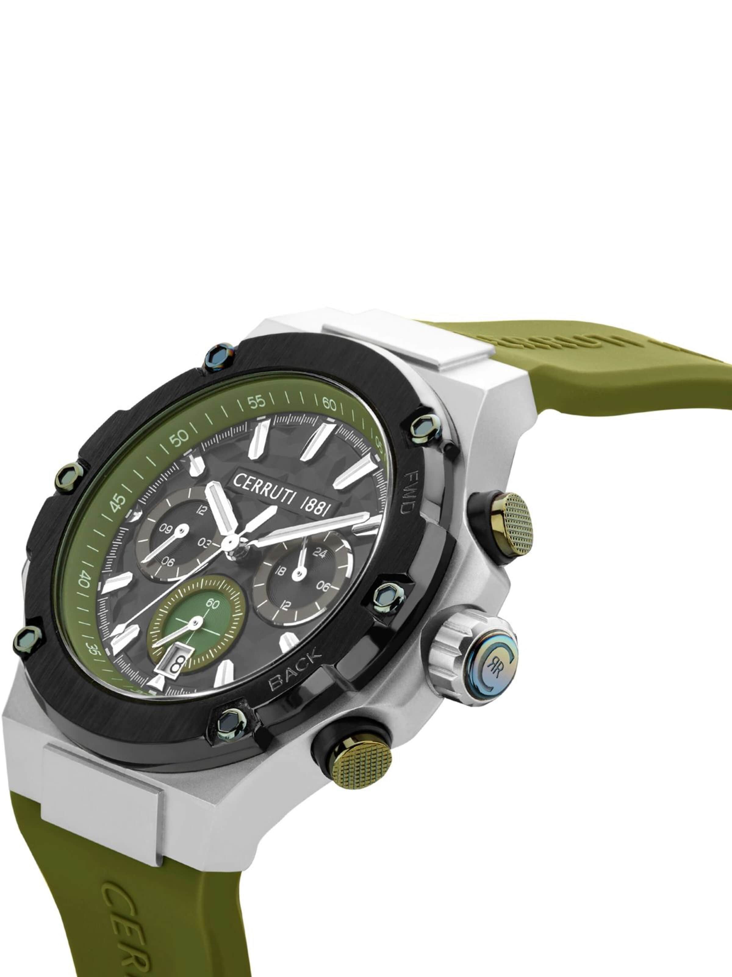 CERRUTI 1881 Analog watch 'Chronograph Lucardo' in Green