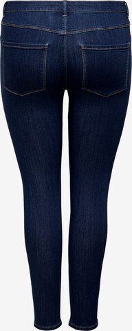 ONLY Carmakoma Skinny Jeans 'Thunder' in Blue