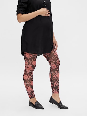 MAMALICIOUS Skinny Leggings 'Sharon' - piros