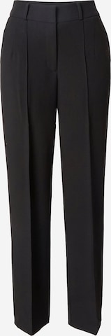 regular Pantaloni con piega frontale di Warehouse in nero: frontale