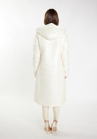 Cappotto invernale 'Tylin' di faina in bianco