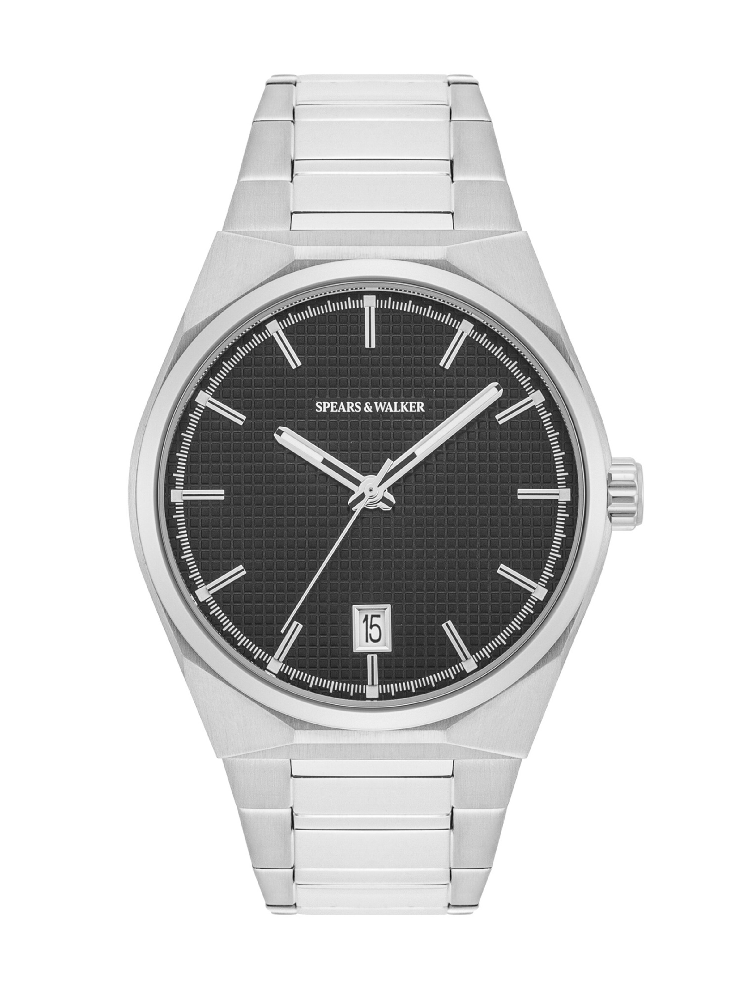 Spears & Walker Analoog horloge in Zilver: voorkant