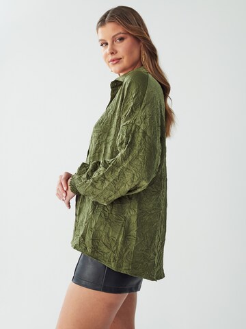 BWLDR Bluza 'ELIZABETH' | zelena barva