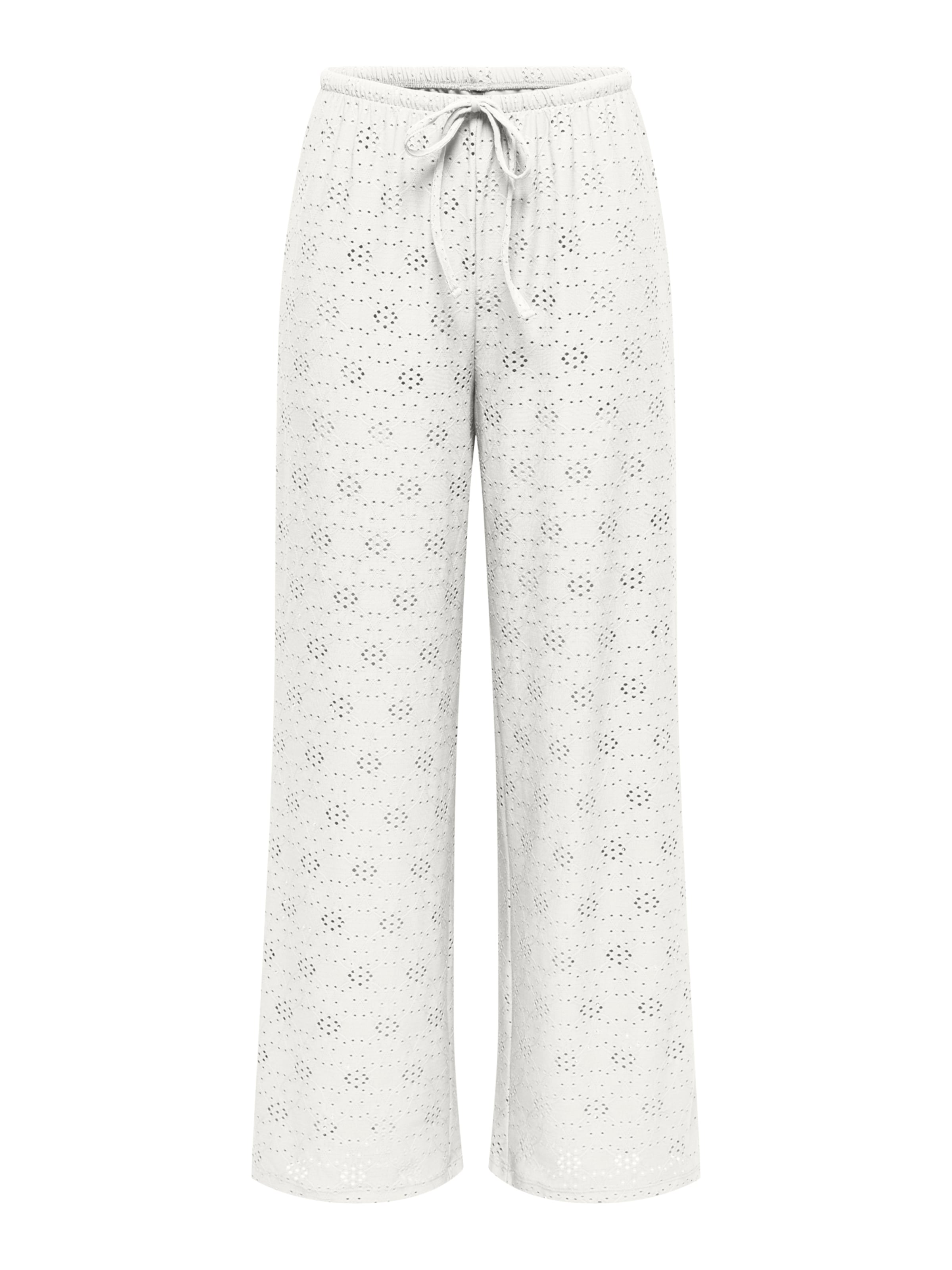 Pantaloni 'ONLSMILLA' ONLY pe alb murdar, Vizualizare produs