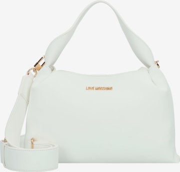 Sacs à main 'Aura' Love Moschino en blanc : devant