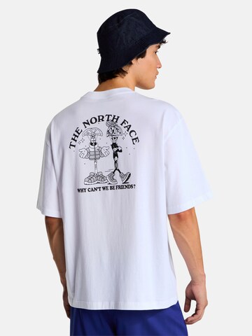 THE NORTH FACE Shirt 'M WHY CANT WE BE FRIENDS OVERSIZED SS TE' in Wit