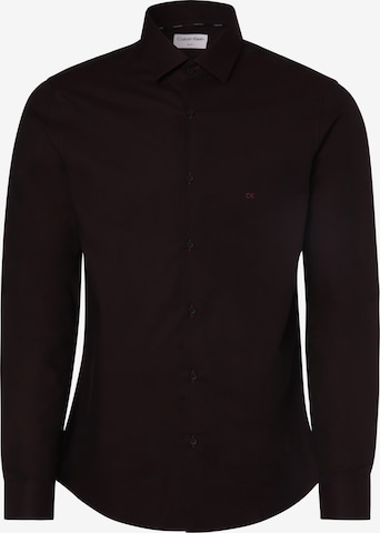 Calvin Klein Business Shirt in Red: front