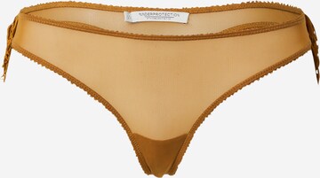 Underprotection Regular String 'Freya' i brun: framsida