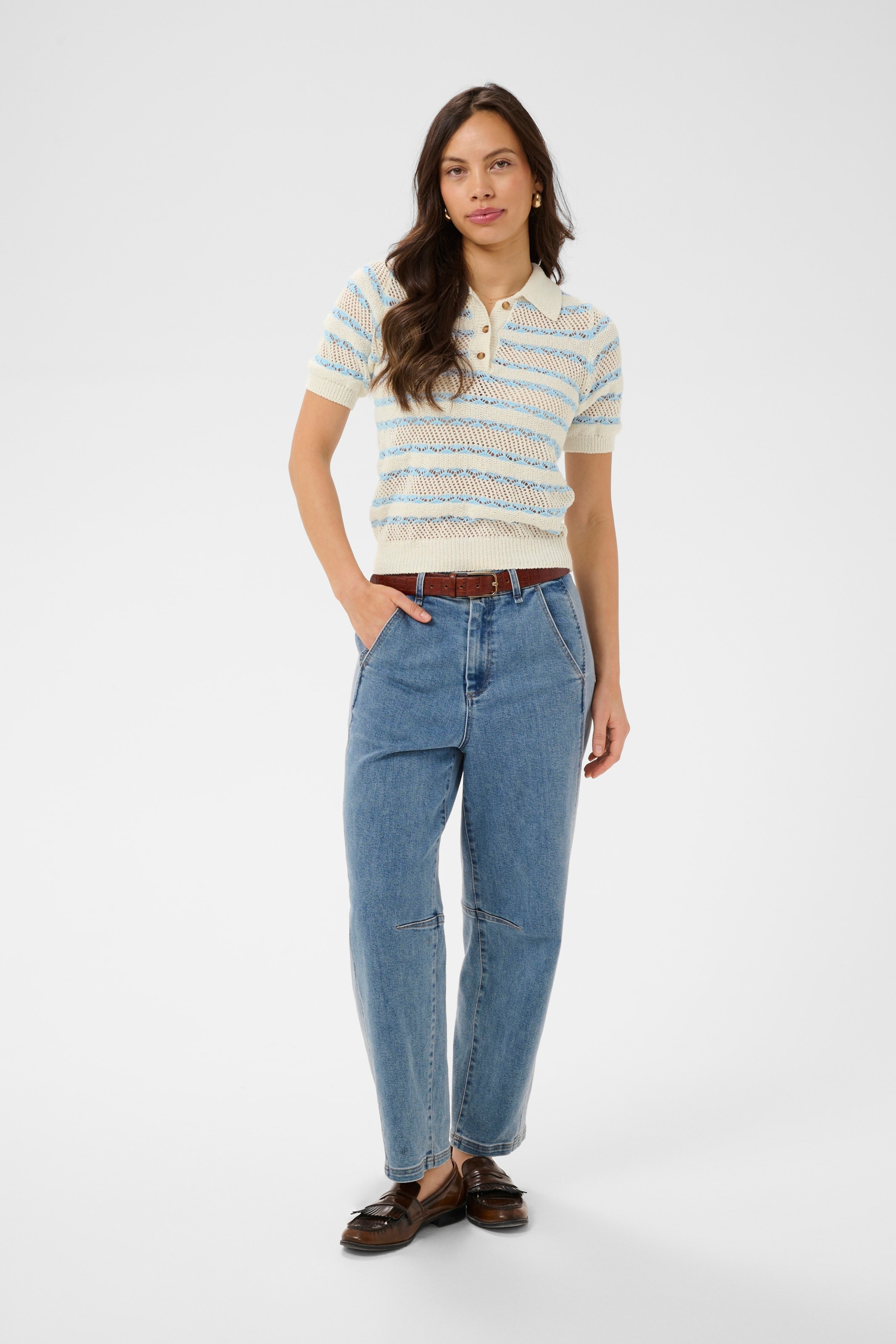 SAINT TROPEZ - Pullover 'SZRosetta' em azul