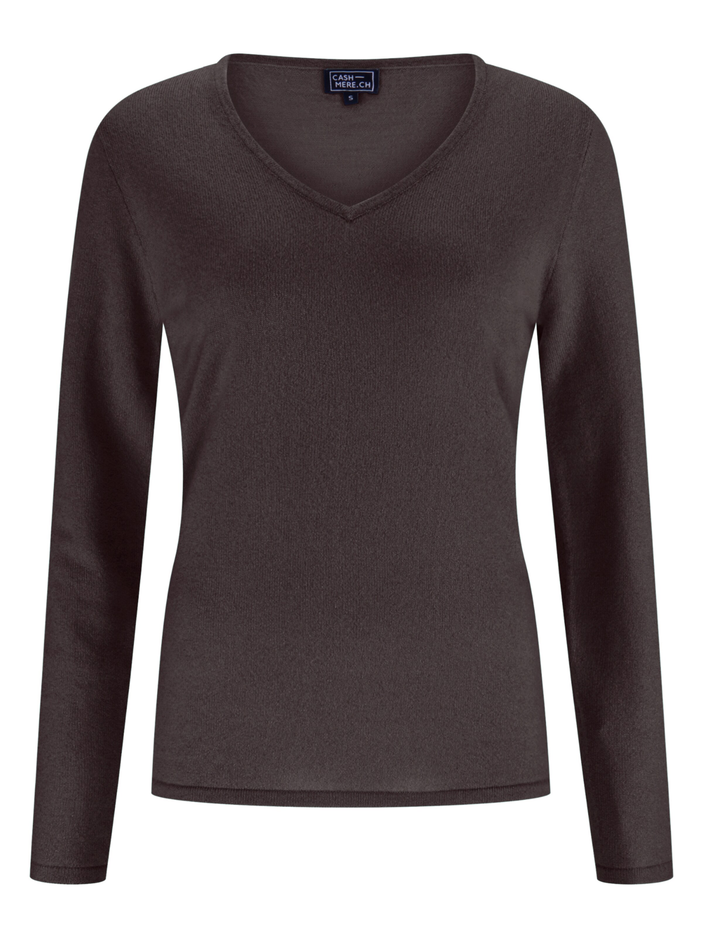 CASH-MERE.CH Pullover i brun: forside