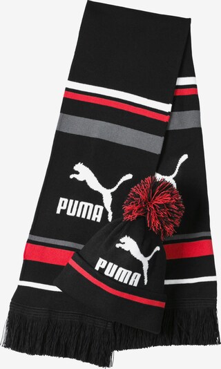 PUMA Schal in rot / schwarz / weiß, Produktansicht