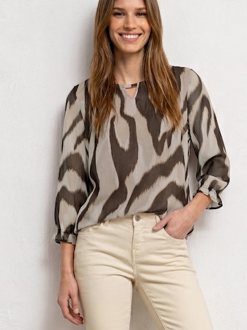 STREET ONE Blouse in Brown: front