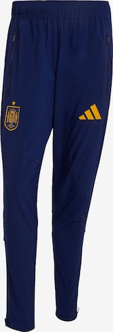 ADIDAS PERFORMANCETapered Sportske hlače 'Spanien Tiro' - plava boja: prednji dio