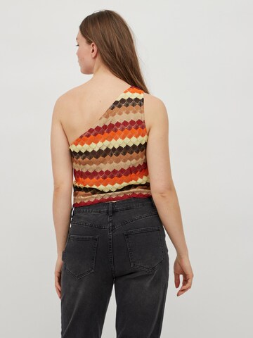 Vila Tall Knitted Top 'Joe' in Orange