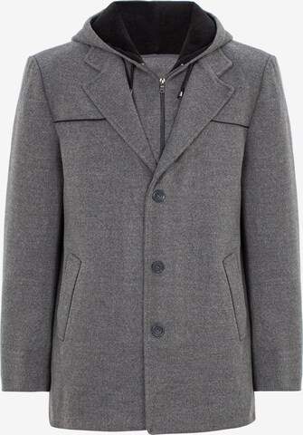 Redbridge Between-Seasons Coat in Grey: front