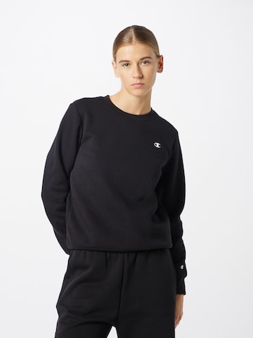 Champion Authentic Athletic Apparel Sweatshirt in Schwarz: predná strana