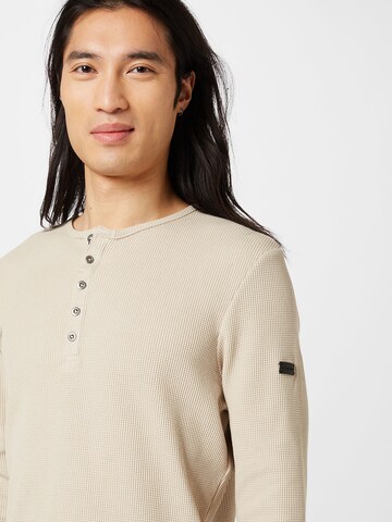 Key Largo Shirt 'SANDRO' in Beige