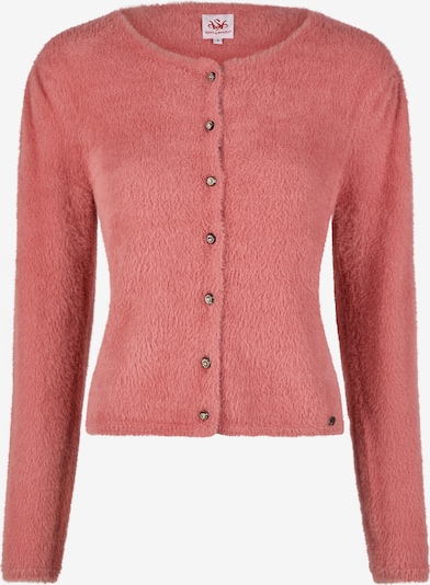 SPIETH & WENSKY Trachtenstrickjacke 'Hulla' mit Glitzerknöpfe, weicher Stoff in L in apricot, Produktansicht