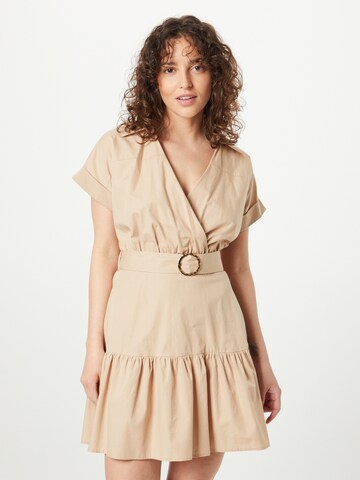 Robe River Island en beige : devant