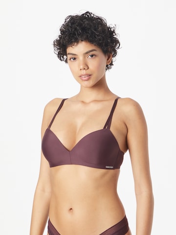 Invisible Soutien-gorge Calvin Klein Underwear en violet : devant