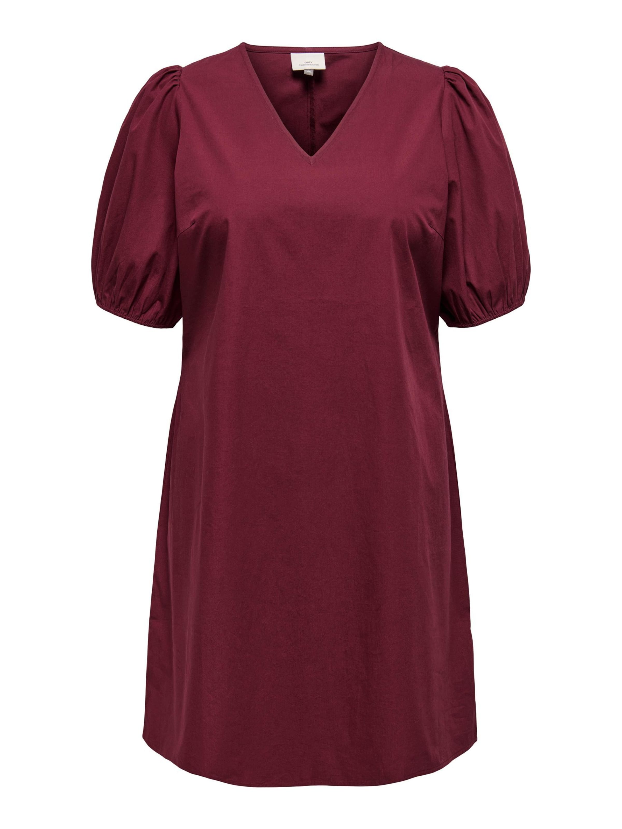 ONLY Carmakoma Kjole 'Lina' i rød: forside