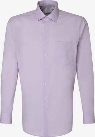 Chemise business SEIDENSTICKER en violet : devant