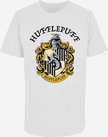 Maglietta 'Kids Harry Potter - Hufflepuff Crest' di ABSOLUTE CULT in bianco: frontale