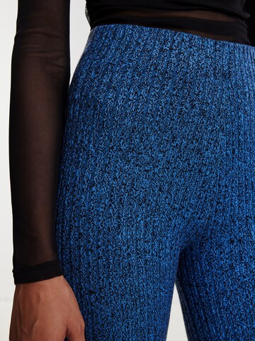 EDITED Flared Trousers 'NOHEA' in Blue