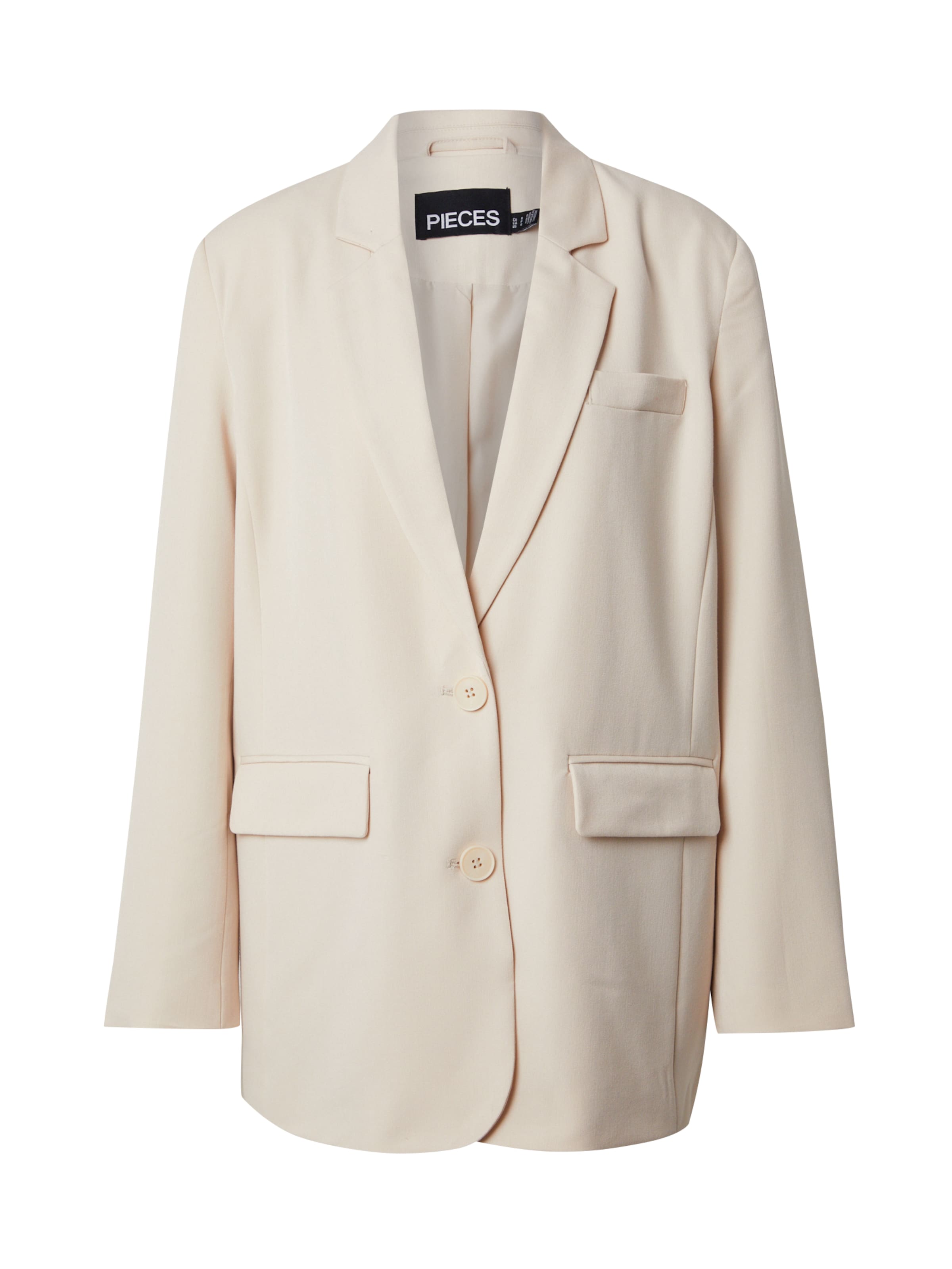 PIECES Bleiser 'PCKAMIL', värv beež: eest vaates