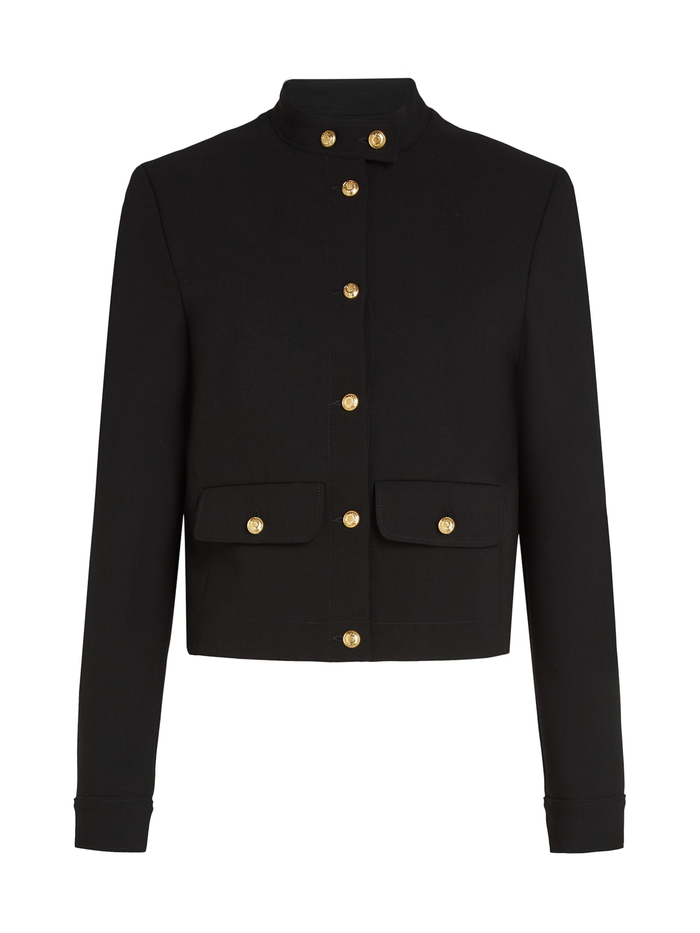 juoda Karl Lagerfeld Demisezoninė striukė: priekis