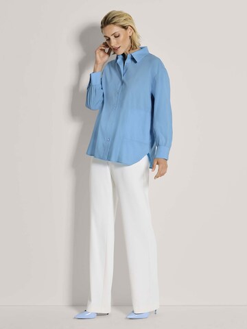 Chemisier MADELEINE en bleu : devant