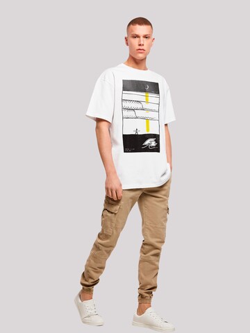 F2 Shirt 'F2 Be Free Surfer Style Sommer' in White