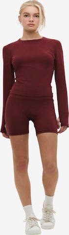 No Matter What Skinny Strumpfhose in Rot: Vorderseite
