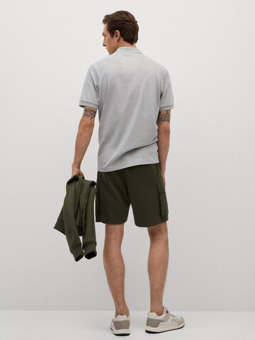 MANGO MAN Poloshirt 'REA' in Grau