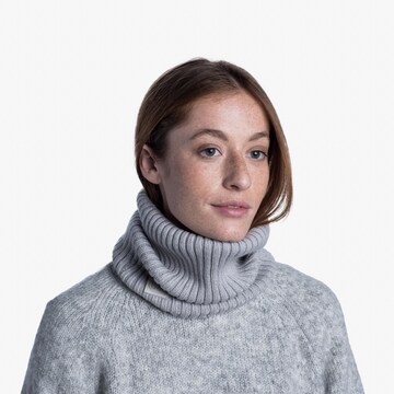 BUFF Sports Scarf 'Knitted Comfort' in Grey: front