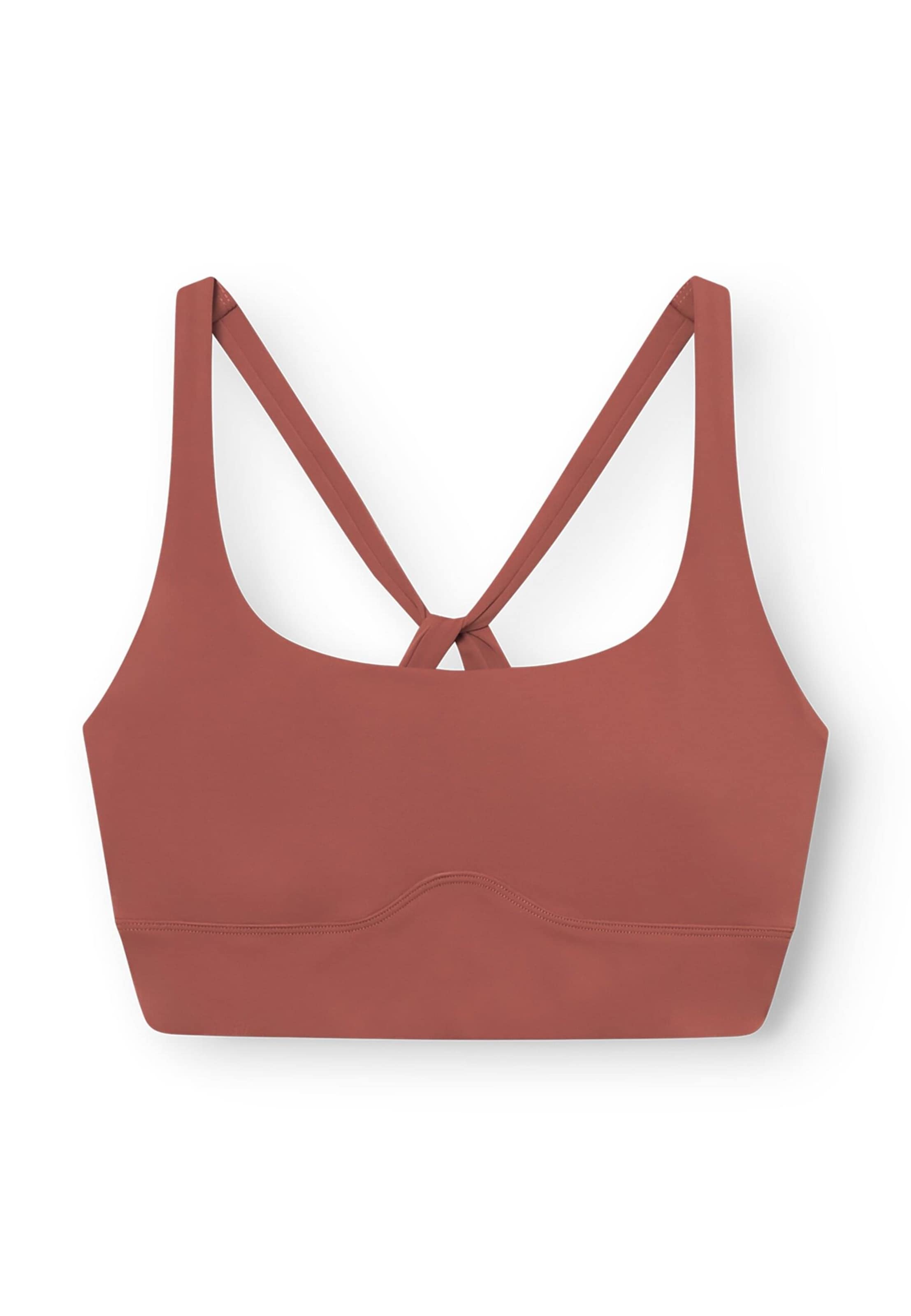 Bustier Soutien-gorge de sport 'Seinna' rethinkit studios en rouge : devant
