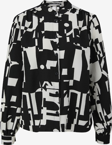 QS Blouse in Zwart: voorkant