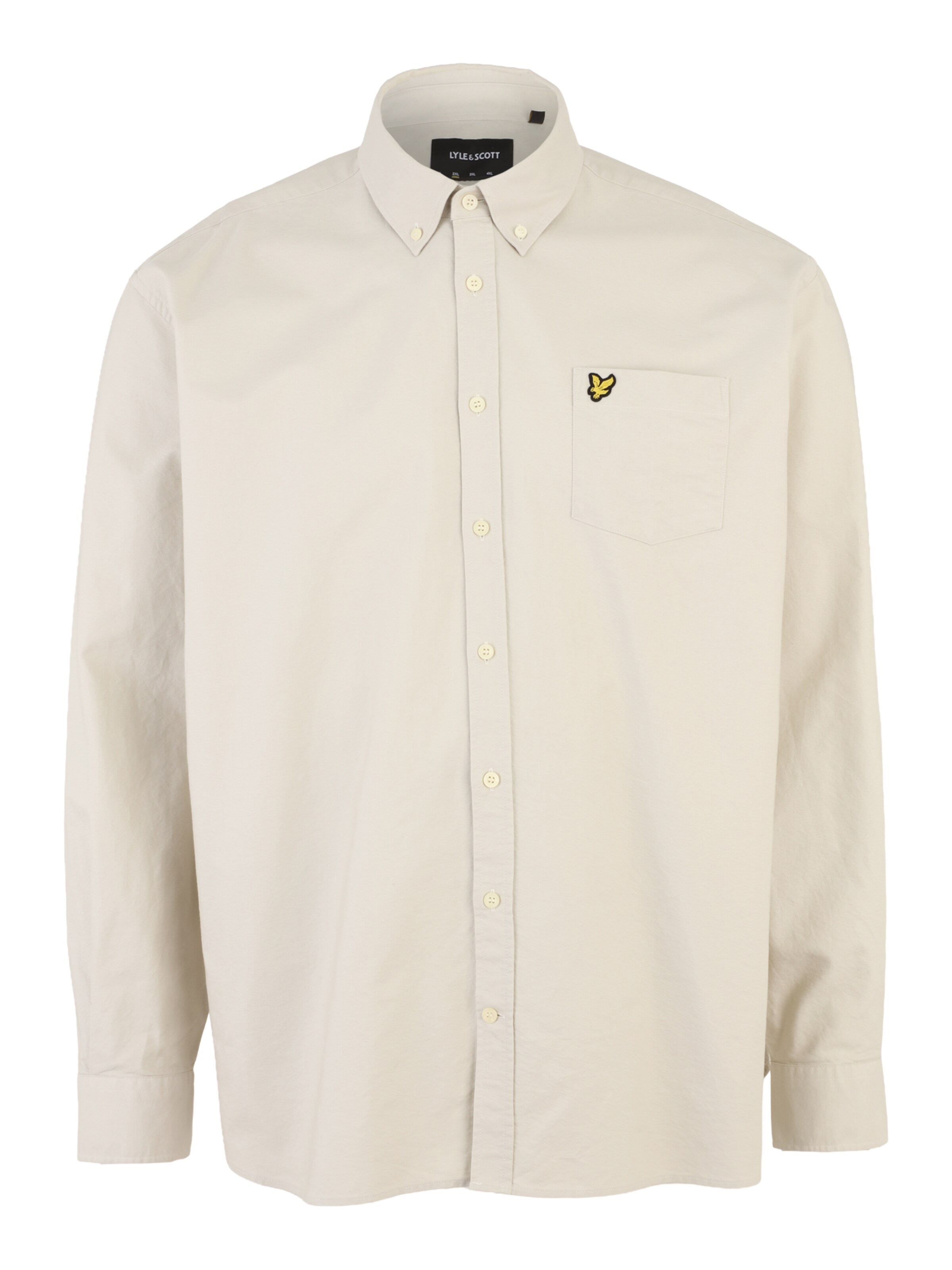 Lyle & Scott Big&Tall Regular Fit Skjorte i beige: forside
