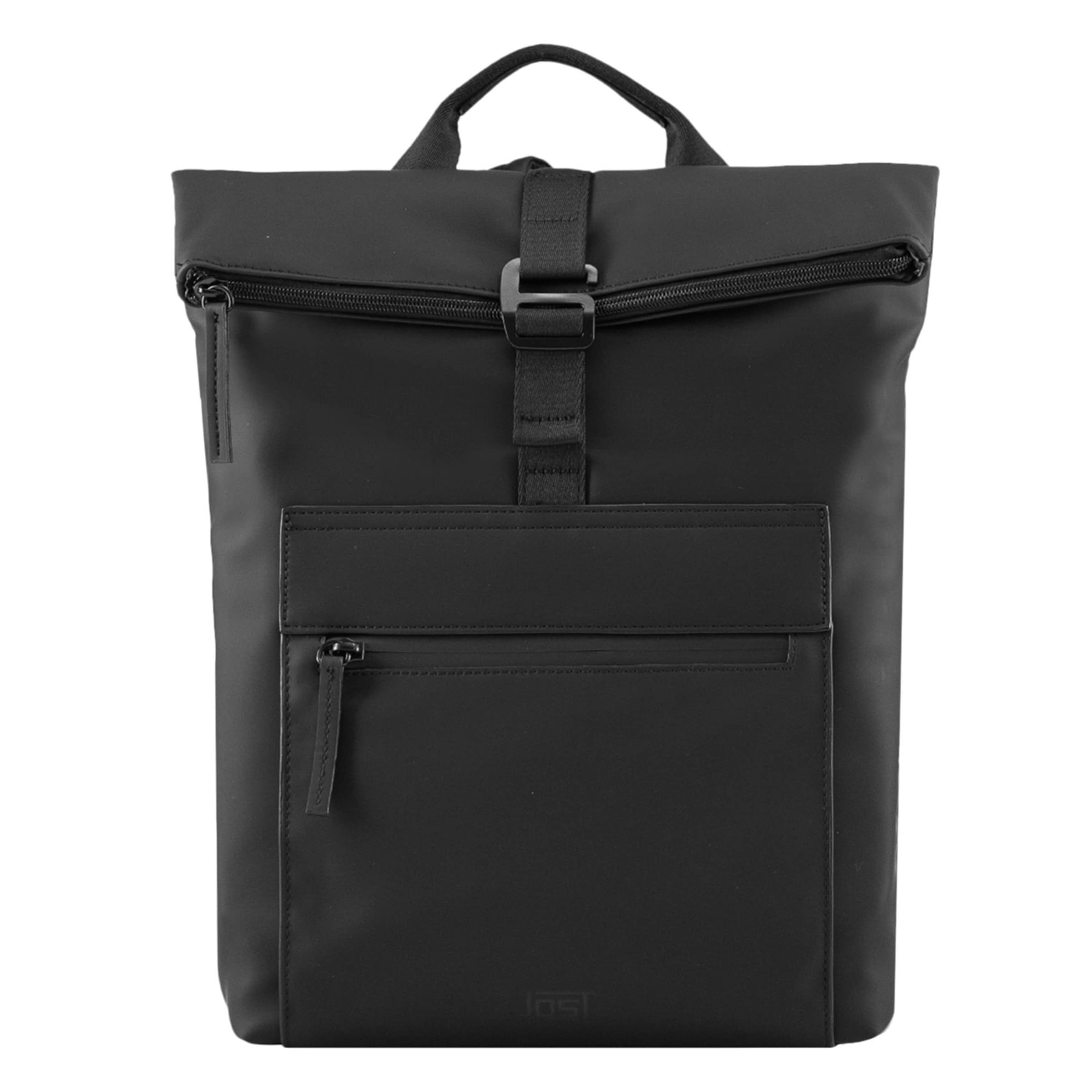 JOST Backpack 'Halmstad' in Black: front