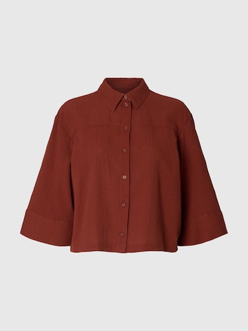SELECTED Bluse in Rot: Vorderseite