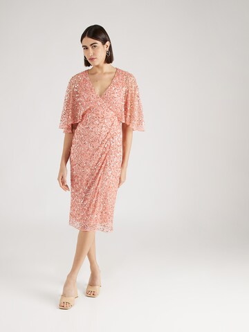 Maya Deluxe Dress in Orange: front