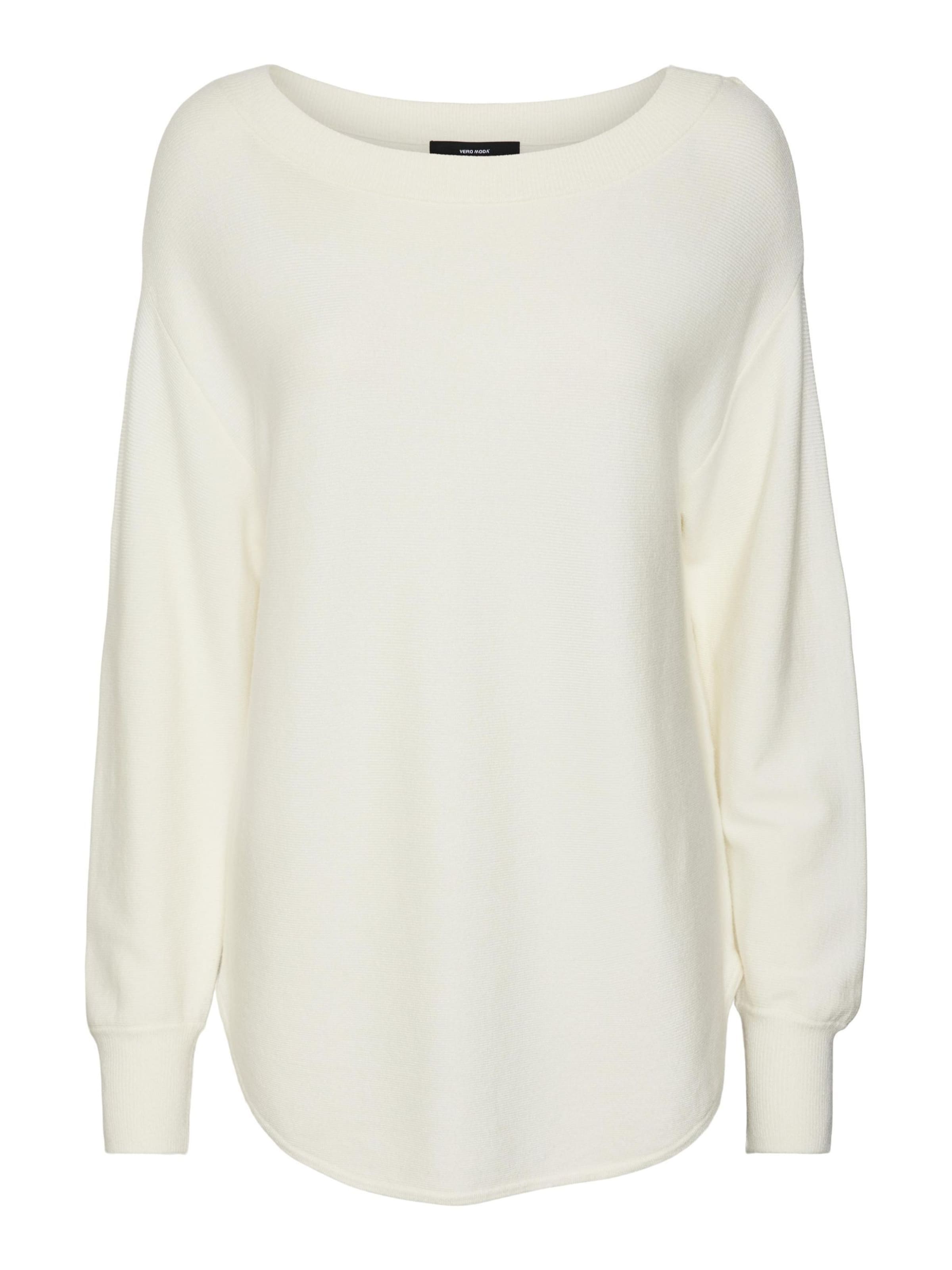 VERO MODA Pullover 'NANCY' i hvid: forside