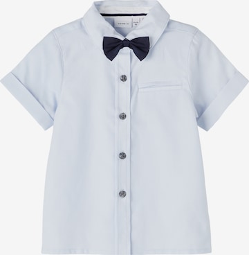 NAME IT Button Up Shirt 'Fugl' in Blue: front