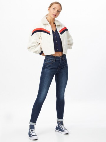 LEVI'S ® Skinny Jeansy '720™ High Rise Super Skinny' w kolorze niebieski