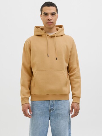 Sweat-shirt 'JJEBradley' JACK & JONES en jaune : devant