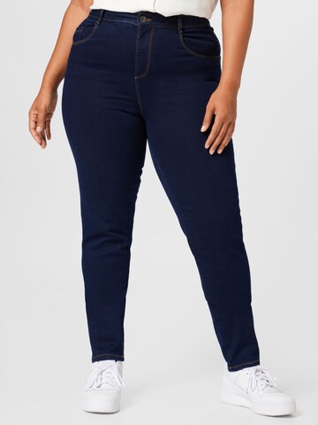 Regular Jeans 'Ellis' de la Dorothy Perkins Curve pe albastru: față