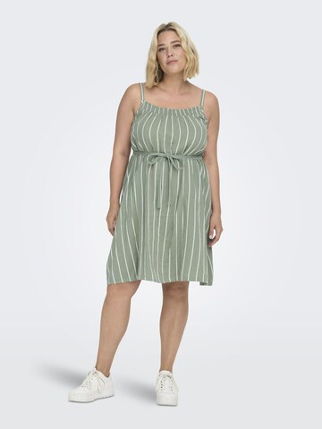 ONLY Carmakoma Summer Dress in Green