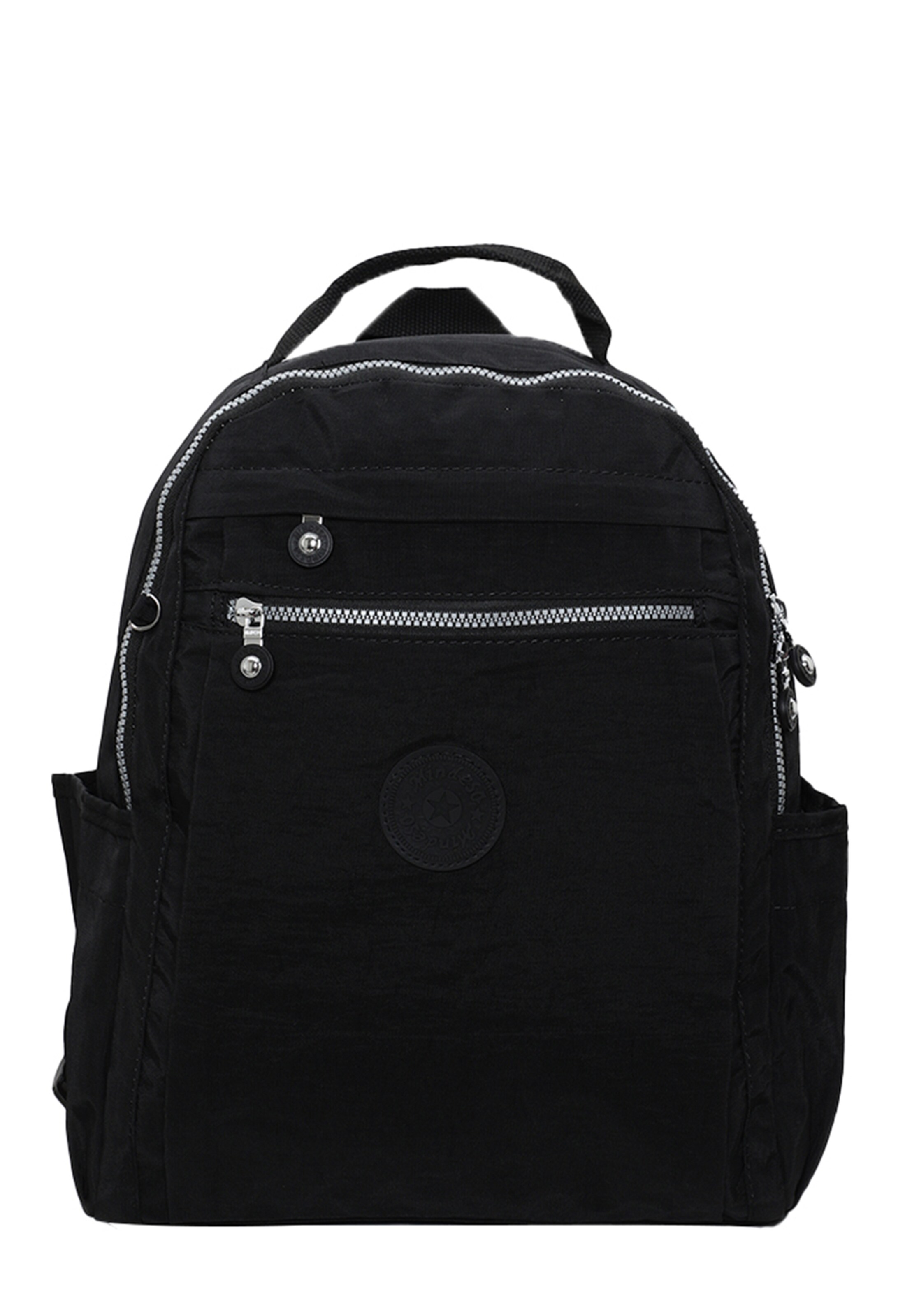 Mindesa Backpack in Black: front