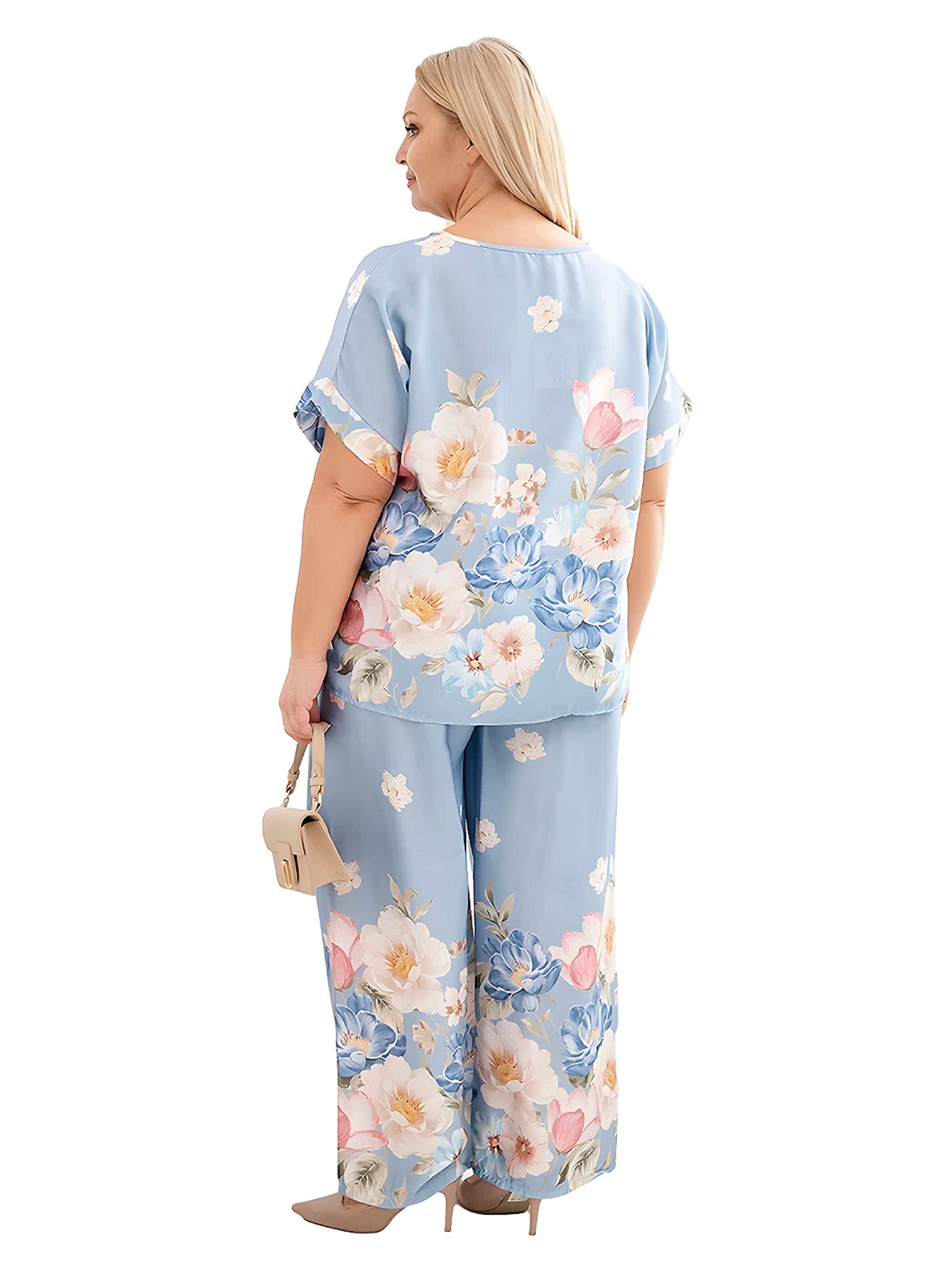 Lumera Domácí oblečení 'Dalia' – modrá