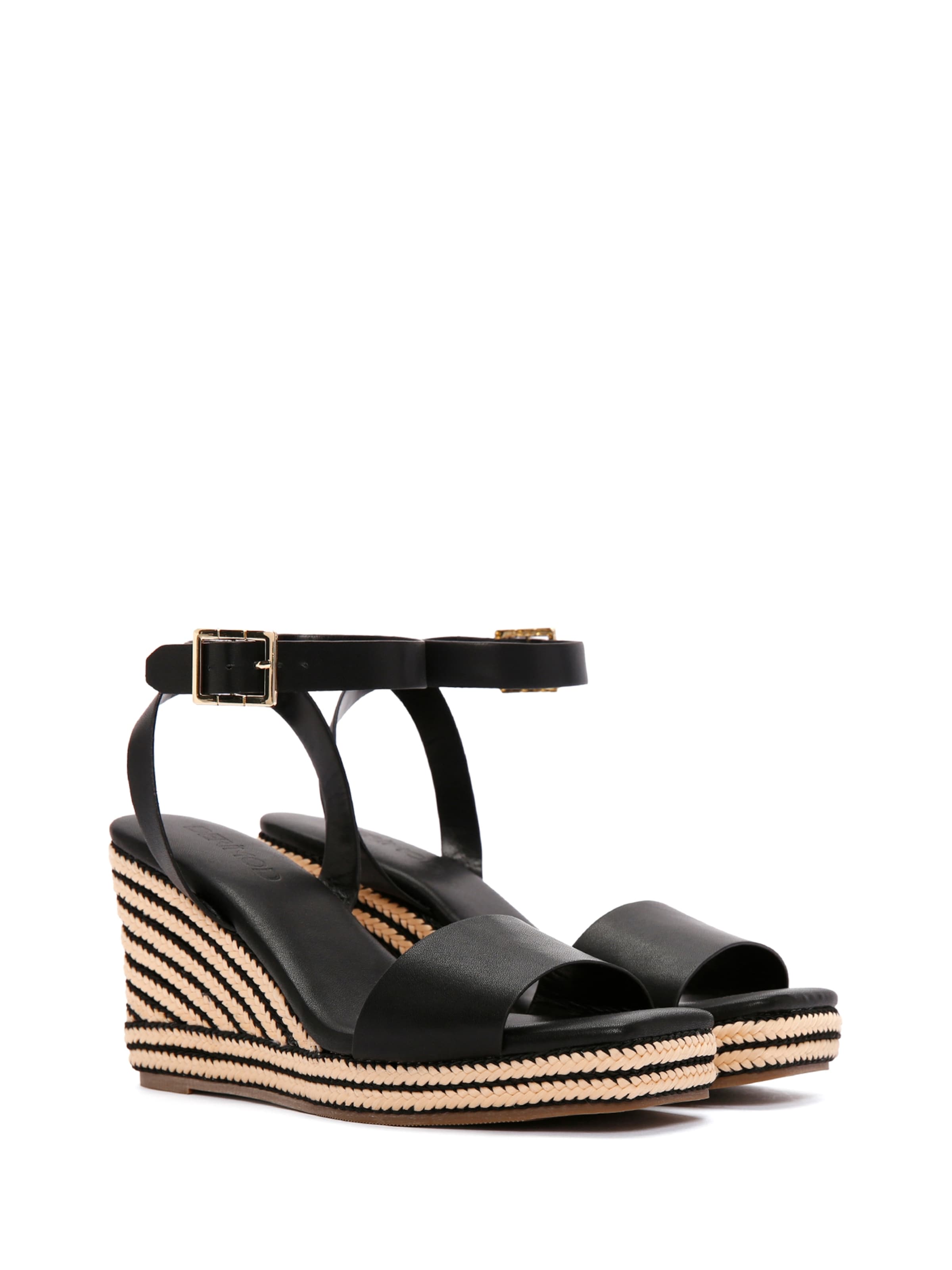 Derimod Sandals in Schwarz